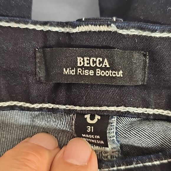 TRUE RELIGION BECCA MID-RISE JEANS BFPM-06-195 - Picture 6 of 7